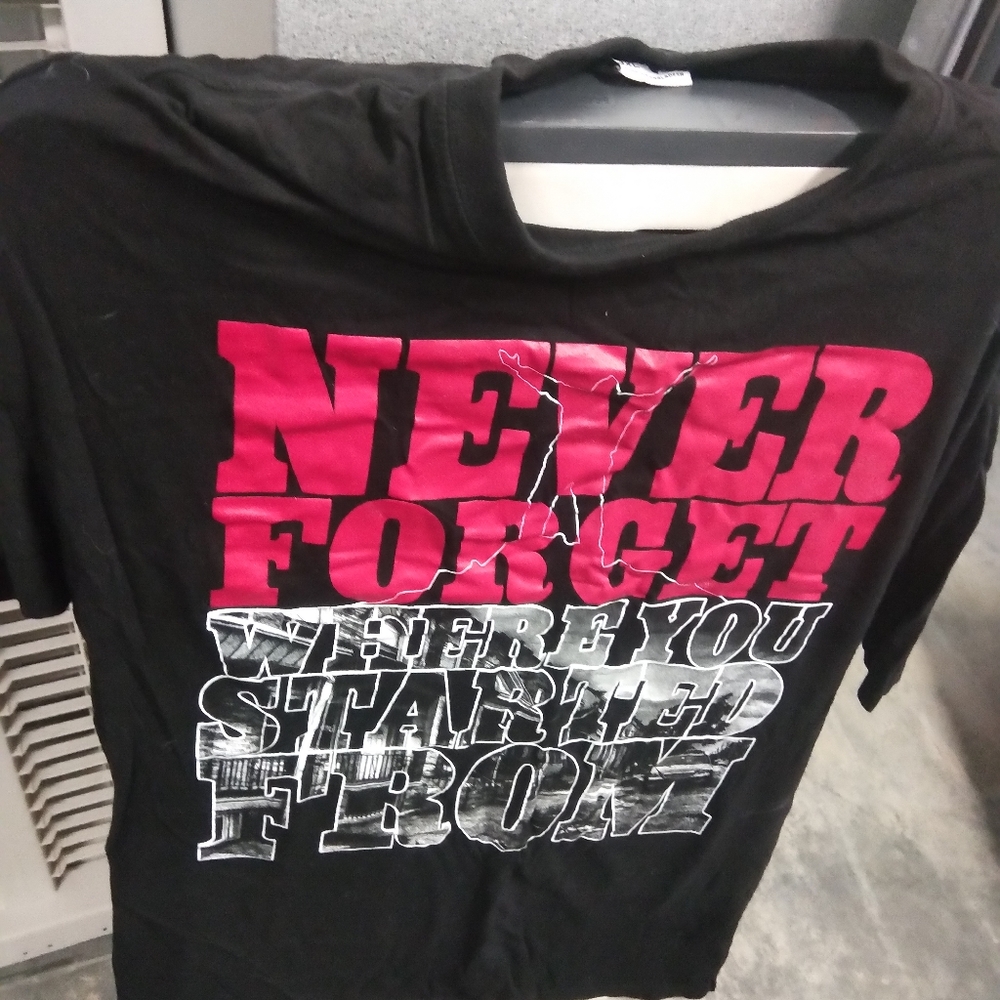 Size 3x men's t-shirt never forget where you